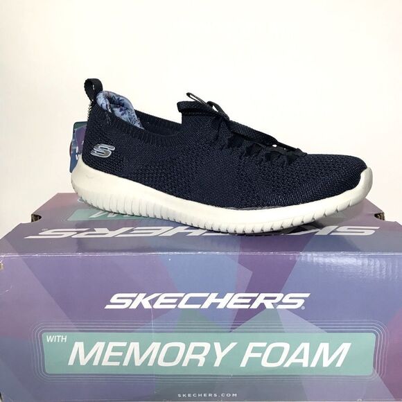 Skechers Ultra Flex Flourishing View Washable Slip Ons - Picture 1 of 7